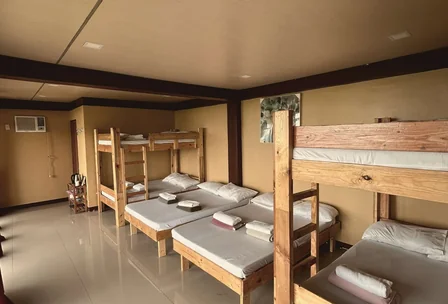 Barkada Villa exterior with multi-level deck and mountain views at New Year's Peak